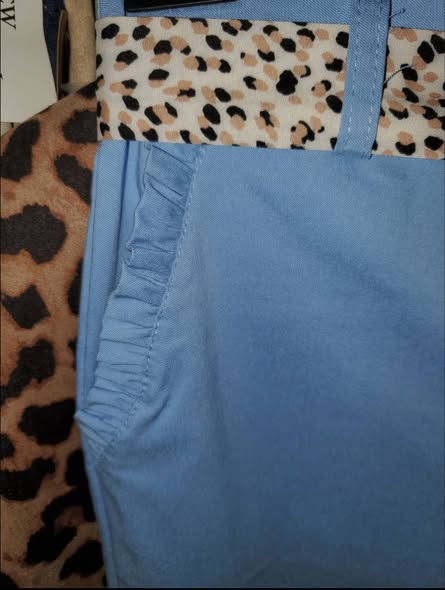 Pantalon fronce poches